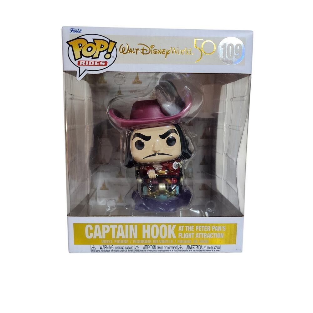 Funko Pop Rides Walt Disney 50 Captain Hook 109